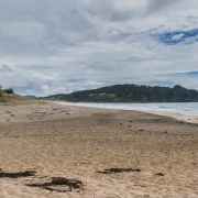 Hot Water Beach Coromandel aerial view